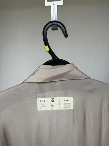 N 탄력 콜라보 AMERI 긴팔 셔츠 M 사이즈 베이지