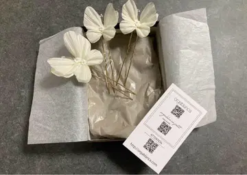 orgeablanca 나비 헤어 액세서리