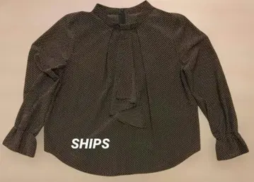 SHIPS 긴팔 블라우스 브라운 계열