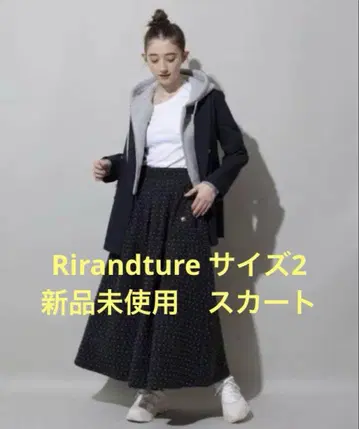 플레어 스커트 사이즈 2 포켓 부착