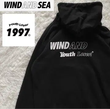 윈드앤씨 1997 Youth Loser 후드티 트레이닝복 블랙 XL