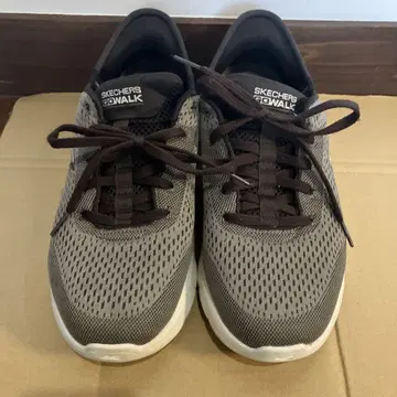 SKECHERS GO WALK 다크 브라운 스니커즈 25CM