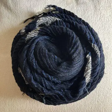 tamaki niime shawl indigo