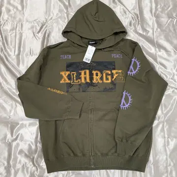 [ 새상품 ] XLARGE 올리브 집업 후드티
