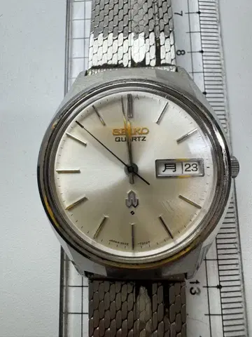 SEIKO 쿼츠 남성용 손목시계 빈티지 새상품급