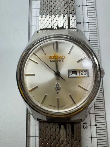 SEIKO 쿼츠 남성용 손목시계 빈티지 작동품