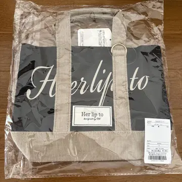 herlipto 미니 토트백 블랙