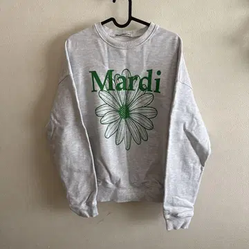 Mardi 꽃무늬 프린트 그레이 트레이닝복