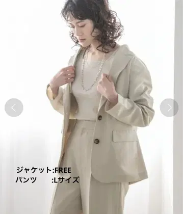 새상품급 로리즈팜 린넨 라이크 자켓 셋업