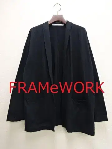 FRAMeWORK 마블 텐지쿠 자켓 2025SS 블랙