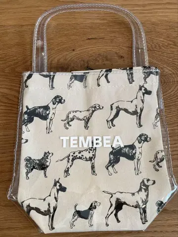 [ 미사용 새상품 ] TEMBEA TOTE MINI CLEAR/DOG
