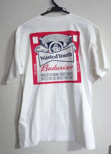 Wasted Youth x Budweiser 콜라보 T셔츠
