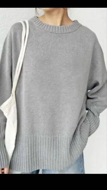 Spick & Span 벌키 얀 롱 리브 풀오버