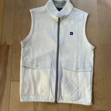 화이트 지퍼 베스트 남성용