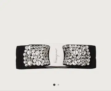 Salvatore Ferragamo 블랙 헤어 클립 정품