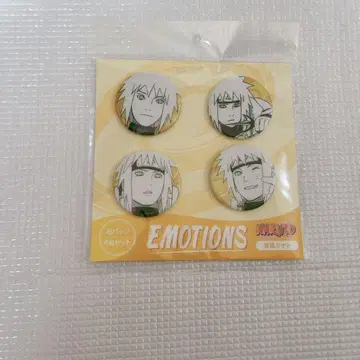 미나토 NARUTO 나루토 25th 캔뱃지 4개 세트 EMOTIONS