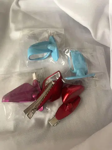 사이드 미러 헤어 클립 가챠가챠 캡슐 토이