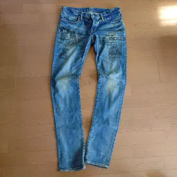 HYSTERIC JEANS 스키니 데님 라이트 블루