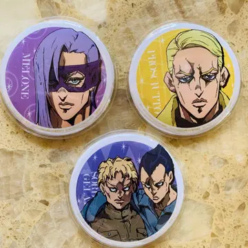 죠죠의 기묘한 모험 SEGA 캔뱃지 프로슈토 소르베 젤라토 멜로네