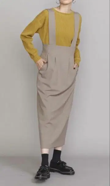 BEAUTY&YOUTH UNITED ARROWS 서스펜더 점퍼 스커트