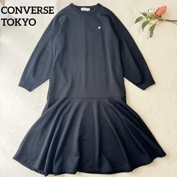 [ 새상품급 ] CONVERSE TOKYO 머메이드 원피스 롱 로고 자수