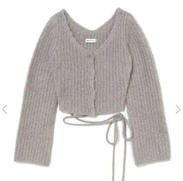 melt the lady string knit tops