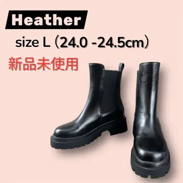 [미사용 새상품] Heather (헤더) 사이드 고어 부츠 L 사이즈