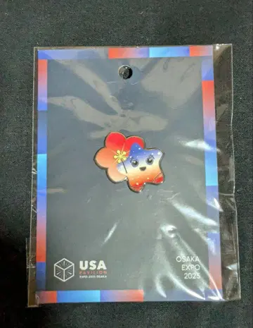 오사카 만박 EXPO 미국관 핀 배지 스파크 USA 벚꽃