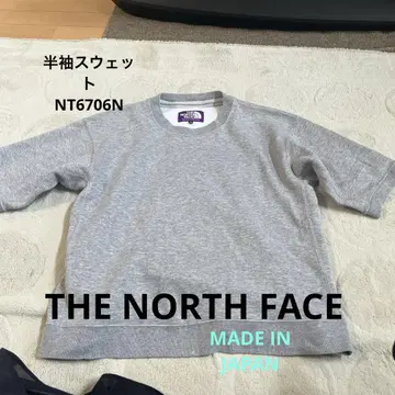 THE NORTH FACE 그레이 반팔 트레이닝복 NT6706N