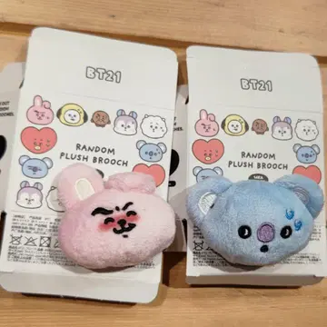 BT21 TODAY'S FACE 페이스 브로치 COOKY KOYA