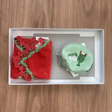 치카자와 레이스점 손수건과 소품함 세트