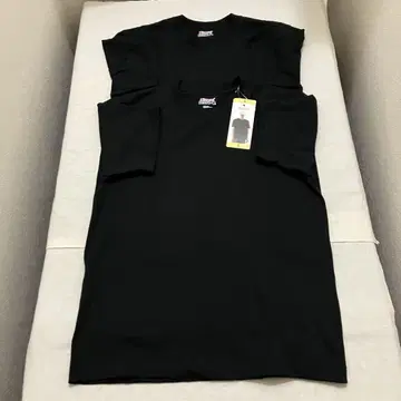 새상품 Hanes BEEFY-T 헤인즈 비피 블랙 셔츠 S