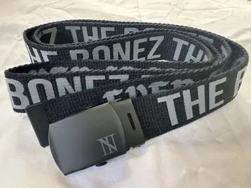 THE BONEZ 로고 벨트 블랙