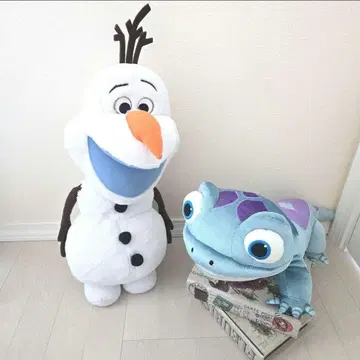 겨울왕국 안나 겨울왕국 올라프와 블루니 봉제 인형 세트