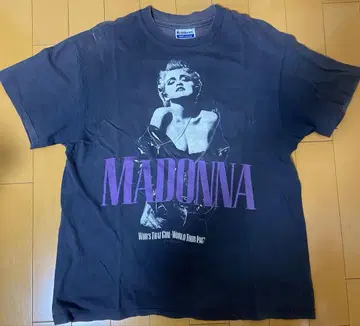 초레어 MADONNA 마돈나 vintage t셔츠 back 프린트 있음