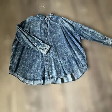 JEANASIS 데님 블루 긴팔 셔츠 F 사이즈
