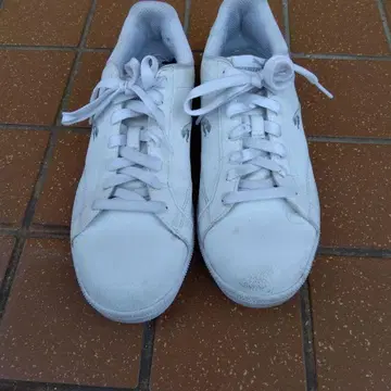 Puma 화이트 스니커즈 (used) (천연 가죽)
