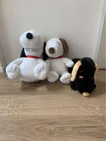 스누피 봉제 인형 3세트