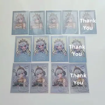 장미가 SMC조 6주년 하카세 후유키 폴라로이드 13장 세트 [니지산지]