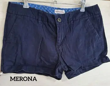 MERONA 네이비 숏팬츠 사이즈 6 하프 팬츠