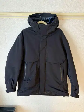UNIQLO +J 하이브리드 다운 오버사이즈 파카 L 블랙