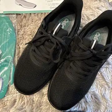 Orthofeet 프리미엄 핸즈프리 신발 블랙