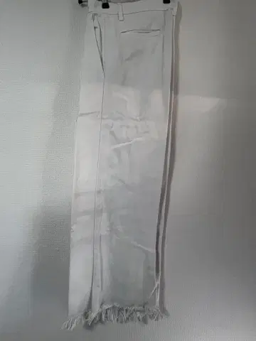 seyto 배기 플레어 프린지 데님