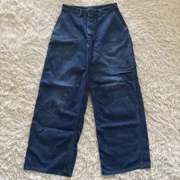 u.s navy M-45 데님 트라우저 데님 베이커 40's