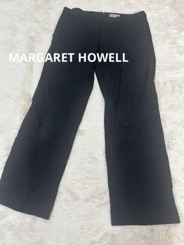 MARGARET HOWELL 린넨 블랙 팬츠 슬랙스