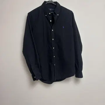 랄프 로렌 블랙 버튼 다운 셔츠