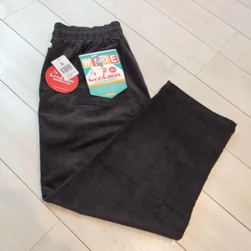 Cookman 세미 와이드 코듀로이 팬츠 블랙 XL