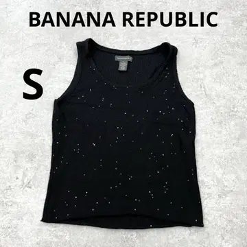 유170 1 BANANA REPUBLIC 슬리브리스 니트 스웨터