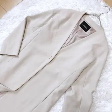 GREEN LABEL RELAXING 애로우즈 노카라 롱 코트