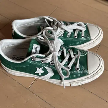 CONVERSE 그린 로우컷 스니커즈